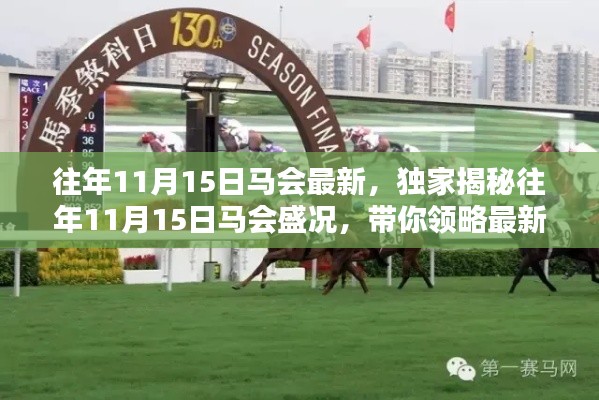 独家揭秘,历年11月15日马会盛况,领略最新风采!
