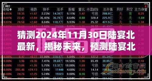 陆宴北未来揭秘,预测陆宴北在2024年11月30日的最新动态展望