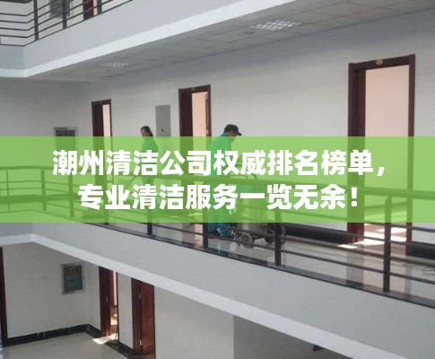 潮州清洁公司权威排名榜单,专业清洁服务一览无余!